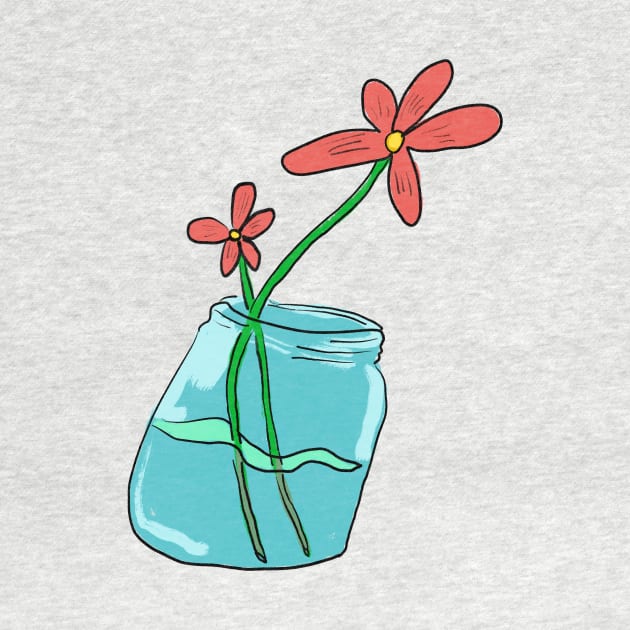 Flowers in a Jar by doteau